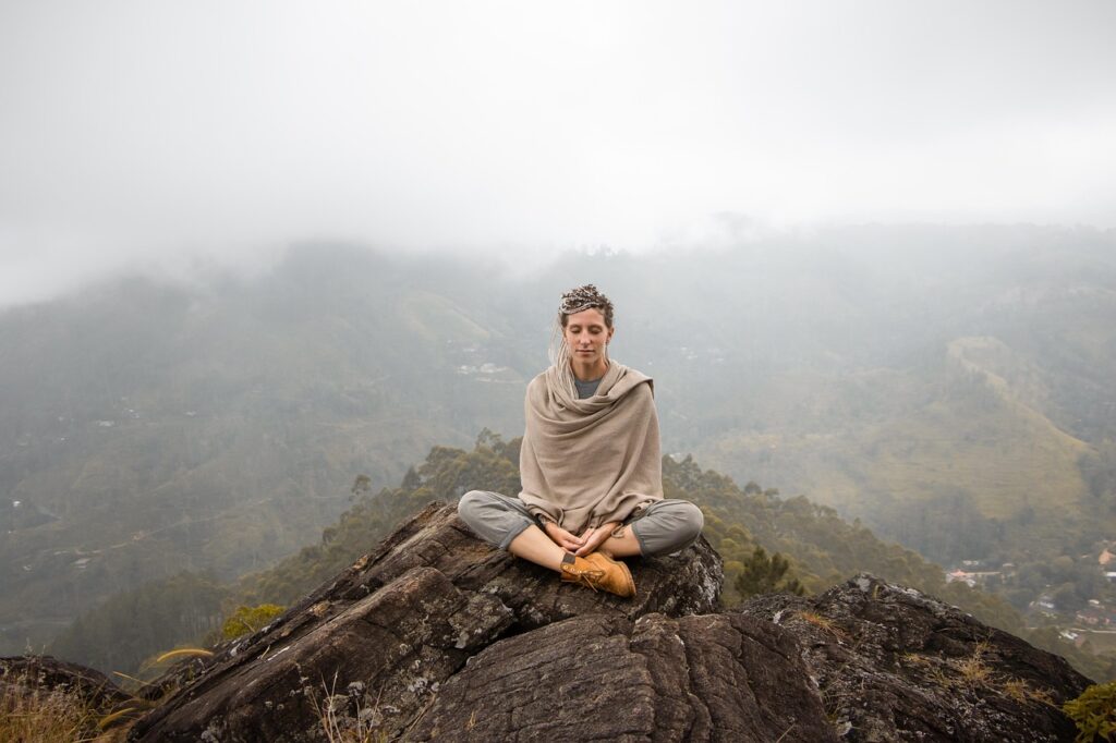 meditate, meditation, woman, mountains, nature, relax, calm, yoga, religion, spiritual, peace, wellness, relaxation, balance, peaceful, rest, clouds, relaxing, sri lanka, mahamevnawa, well, noé mie, international yoga day, meditation, meditation, meditation, meditation, meditation, relax, yoga, yoga, yoga, spiritual